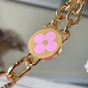 Louis Vuitton LV Twist Pink Handbags With Lock Gold 24cm