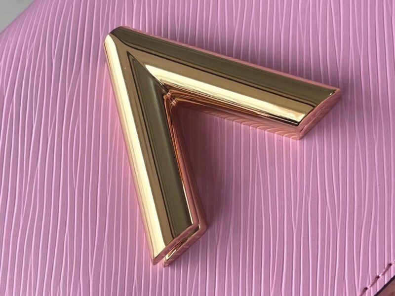 Louis Vuitton LV Twist Pink Handbags With Lock Gold 24cm