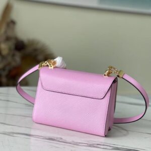Louis Vuitton LV Twist Pink Handbags With Lock Gold 24cm