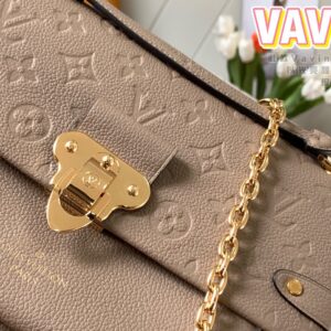 Louis Vuitton LV Vavin Super High Quality Brown Women’s Handbag with Sunken Monogram Pattern 25x18x10cm