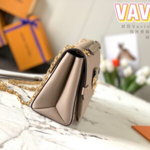 Louis Vuitton LV Vavin Super High Quality Brown Women’s Handbag with Sunken Monogram Pattern 25x18x10cm