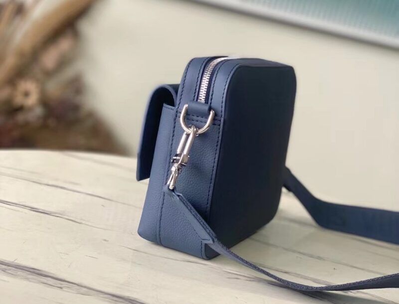 Louis Vuitton LV Fastline Men Handbags Blue 23.5x18x7cm