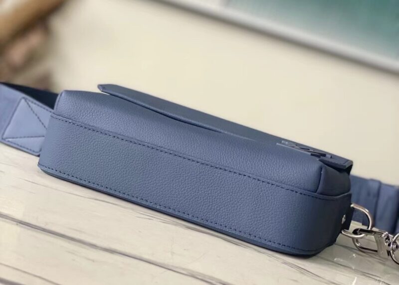 Louis Vuitton LV Fastline Men Handbags Blue 23.5x18x7cm