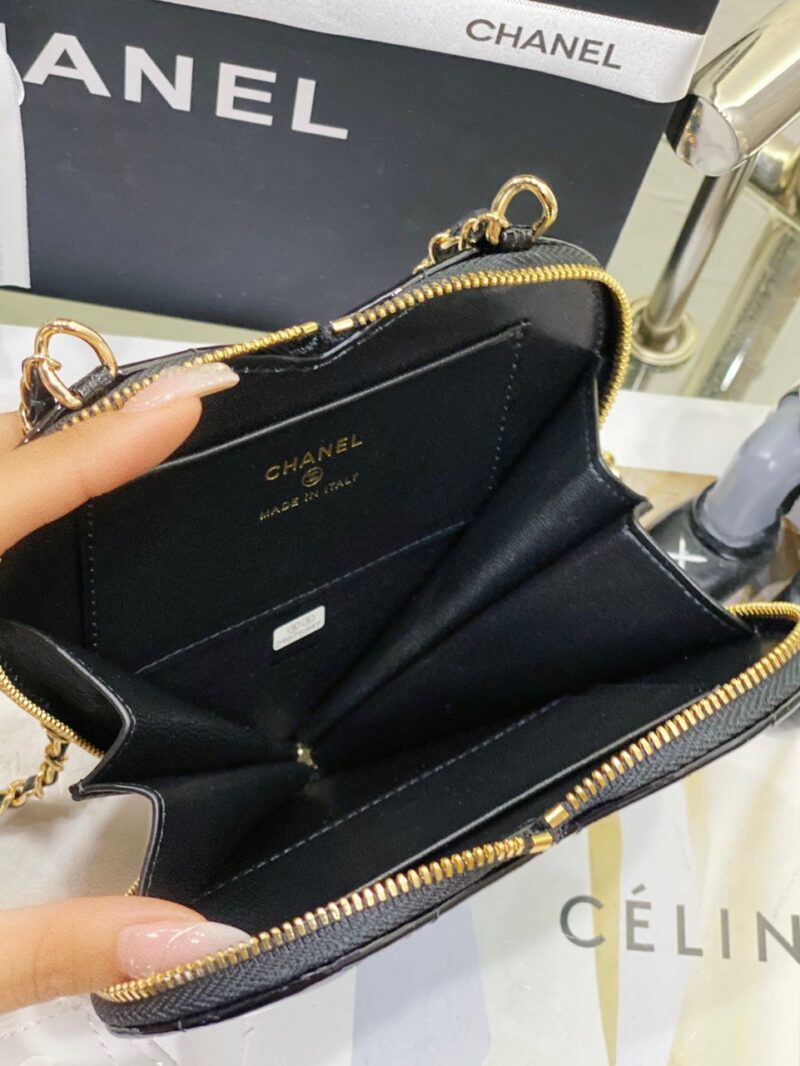 Chanel Handbags Woman’s Heart Pattern Full Wallet 15x13x2cm