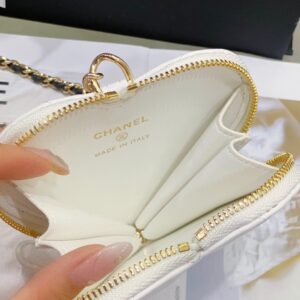 Chanel Handbags Woman’s Heart Pattern Full Wallet 15x13x2cm