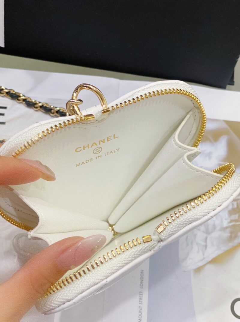 Chanel Handbags Woman’s Heart Pattern Full Wallet 15x13x2cm