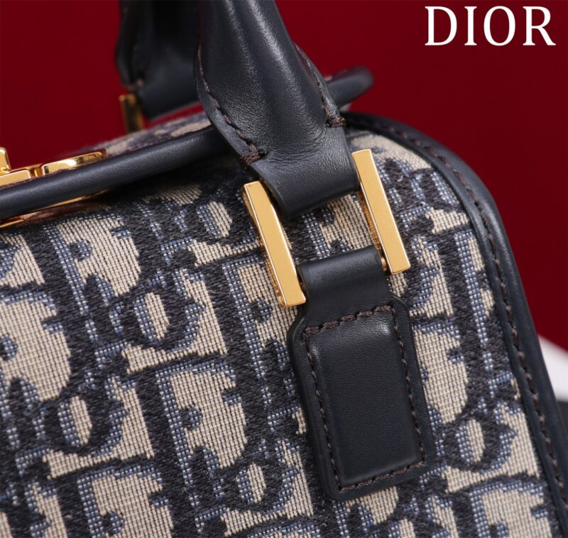 Dior 30 Montaigne Women’s Handbag Oblique Fabric 18.5x16x10cm