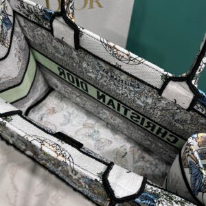 Dior Book Tote Super Quality Women’s Handbag Embroidered Fabric Size 36cm