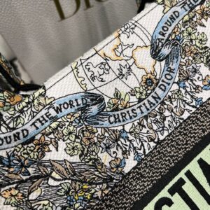 Dior Book Tote Super Quality Women’s Handbag Embroidered Fabric Size 36cm
