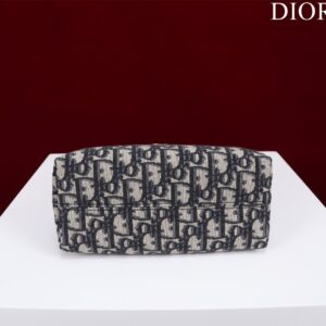 Dior Plaid Women’s Handbag, Glossy Leather, Replica 11 High Quality 20cm