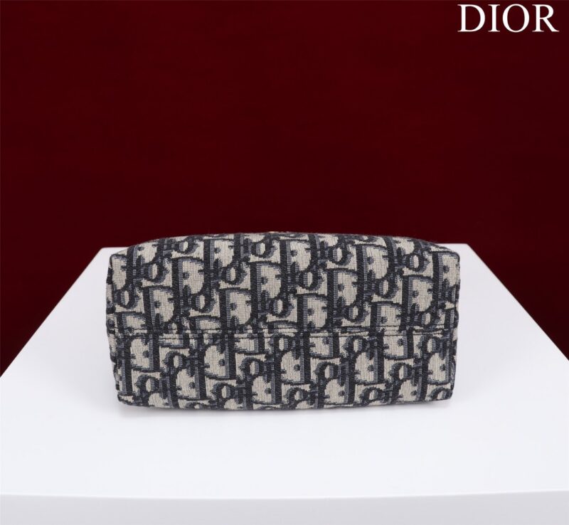 Dior Plaid Women’s Handbag, Glossy Leather, Replica 11 High Quality 20cm