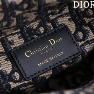 Dior D-Joy Lady Wicker Handbag Like Auth 22cm