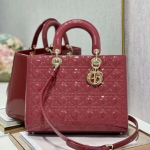 Tui-Xach-Nu-Dior-Lady-Replica-11-Chat-Da-Bong-Mau-Do-Khoa-Vang-32cm-1-600x800-1 Dior 30 Montaigne Avenue Monogram Super Bag 22.5x12cm