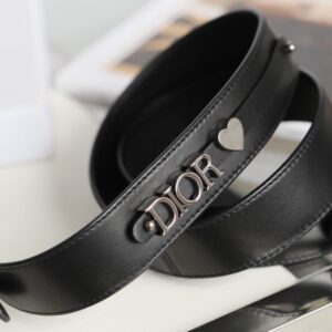 Dior My Lady Like Auth Women’s Handbag Black Silver Lock 20x16cm