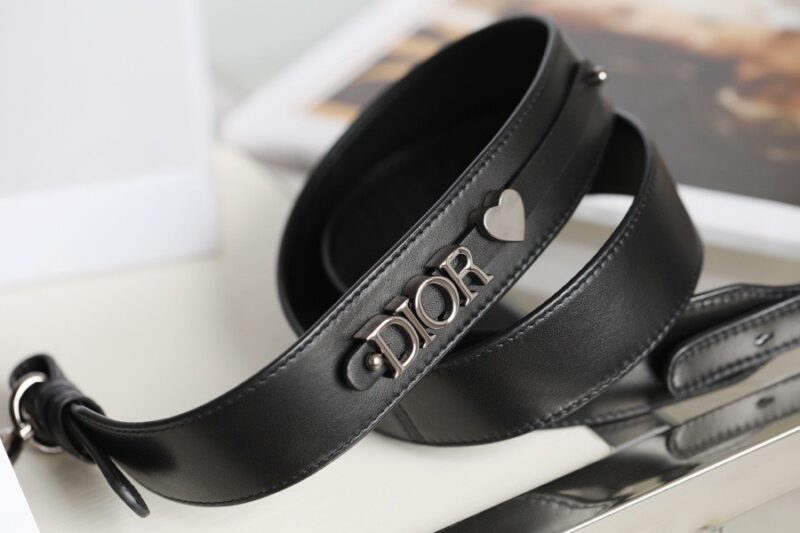 Dior My Lady Like Auth Women’s Handbag Black Silver Lock 20x16cm