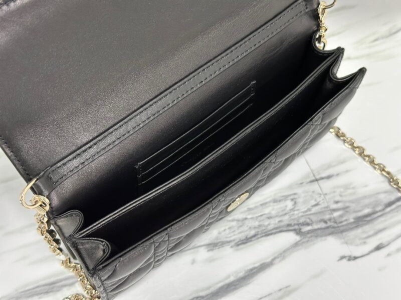 Dior Women’s Super Handbag Black Crossbody Bag 21×11.5cm