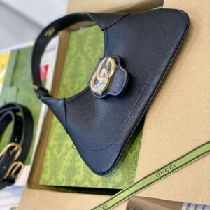 Tui-Xach-Nu-Gucci-Like-Auth-Mau-Den-28cm-14 Gucci Like Auth Women’s Handbag Black 28cm