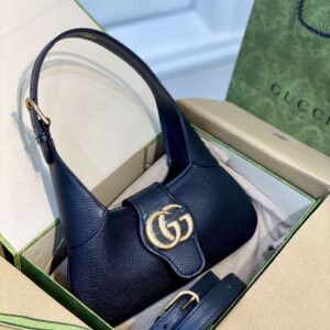 Tui-Xach-Nu-Gucci-Like-Auth-Mau-Den-28cm-16 Gucci Like Auth Women’s Handbag Black 28cm