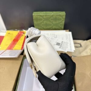 Gucci Marmont High Quality White Women’s Handbag 22cm