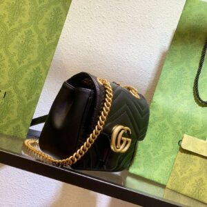 Gucci Marmont Rep 11 Women’s Handbag High Quality Black 20cm
