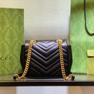 Gucci Marmont Rep 11 Women’s Handbag High Quality Black 20cm