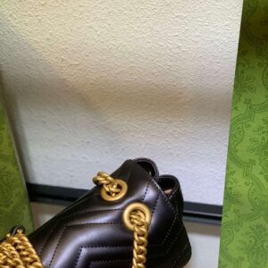 Gucci Marmont Rep 11 Women’s Handbag High Quality Black 20cm