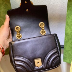 Gucci Marmont Rep 11 Women’s Handbag High Quality Black 20cm