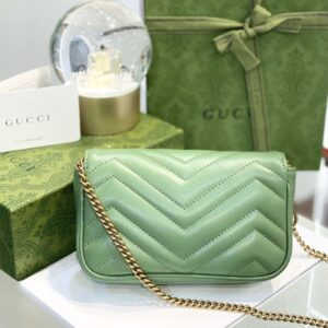 Gucci Marmont Women’s Super Handbag Avocado Color 22cm