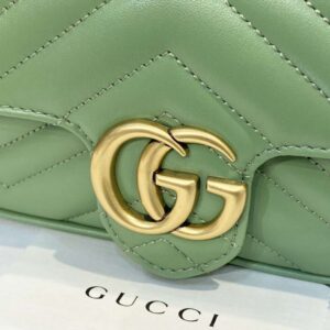 Gucci Marmont Women’s Super Handbag Avocado Color 22cm