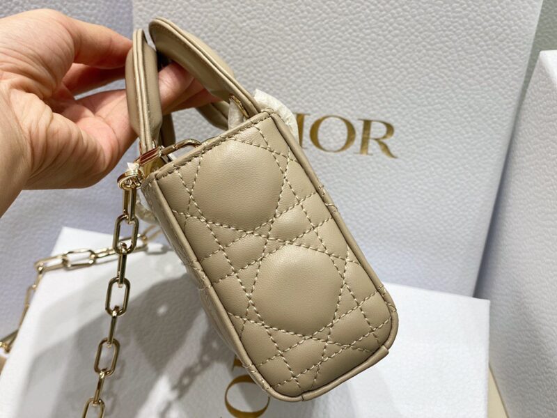 Dior Branded Women’s Handbag D-Joy Mini Bag Super Beige 16.5x6x10cm