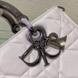 Dior Lady Luxury Branded Women’s Handbag Light Purple 24x18cm