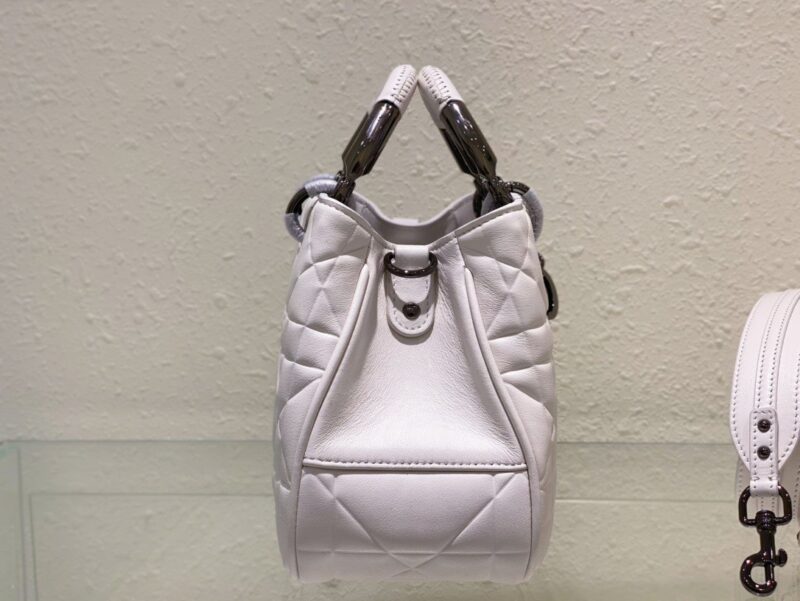 Dior Lady Luxury Branded Women’s Handbag Light Purple 24x18cm