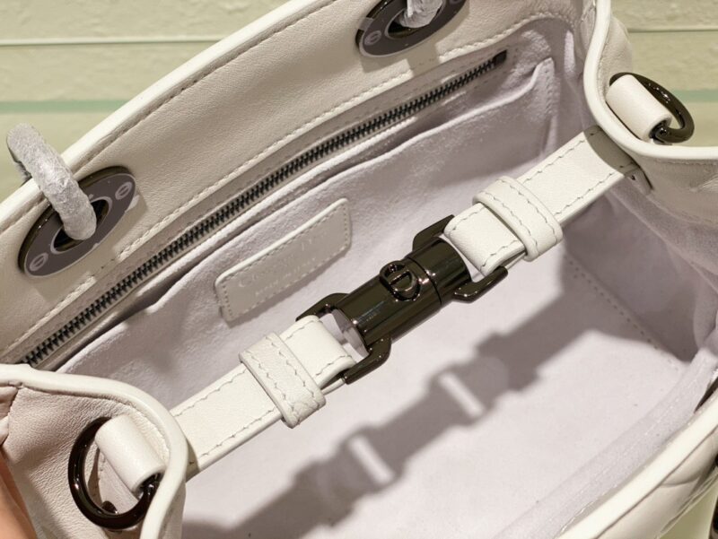 Dior Lady Luxury Branded Women’s Handbag Light Purple 24x18cm