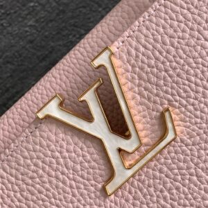 Louis Vuitton LV Capucines BB Pink Handbags Lock Gold 27x18x9cm