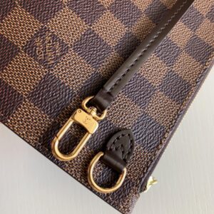 Louis Vuitton LV Neverfull Checkered Pattern Handbags 32x29x17cm