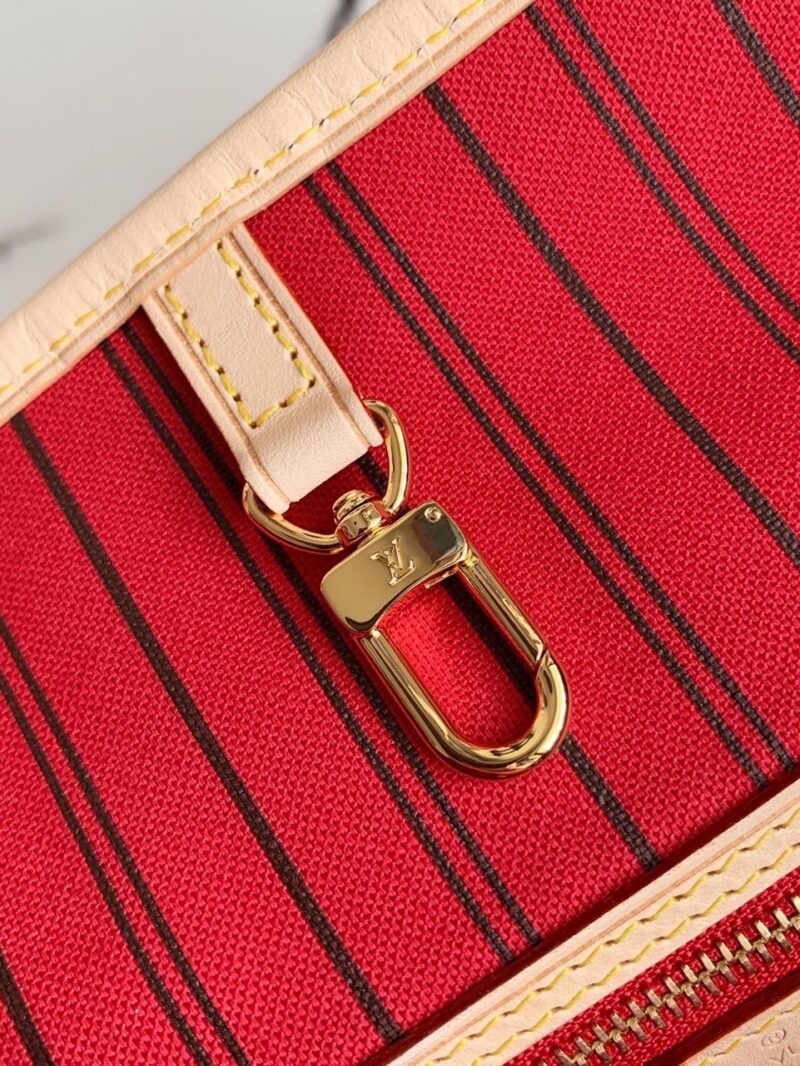 Louis Vuitton LV Neverfull Like Auth Handbags Brown Pattern 32x29x17cm