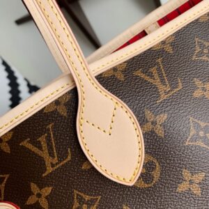 Louis Vuitton LV Neverfull Like Auth Handbags Brown Pattern 32x29x17cm