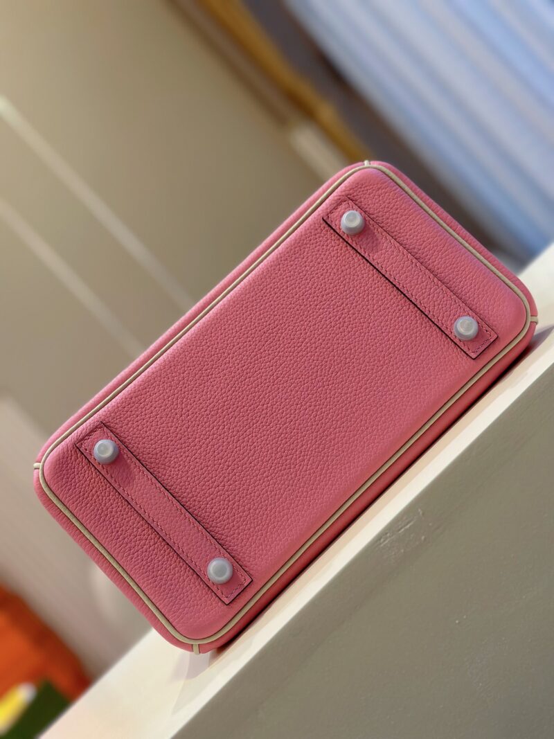 Hermes Birkin 25 Pink/Beige Customize Palladium Hardware