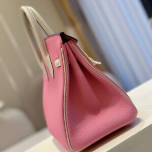 Hermes Birkin 25 Pink/Beige Customize Palladium Hardware