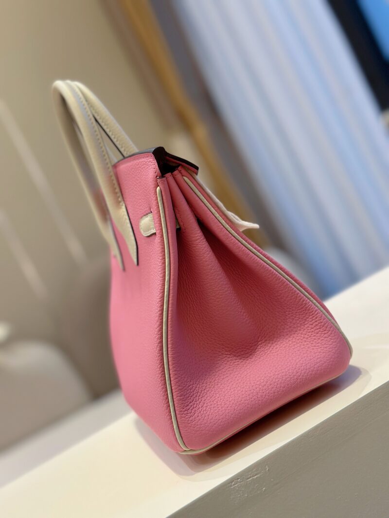 Hermes Birkin 25 Pink/Beige Customize Palladium Hardware