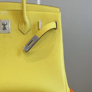Hermes Birkin 30 Amber Yellow Palladium Hardware
