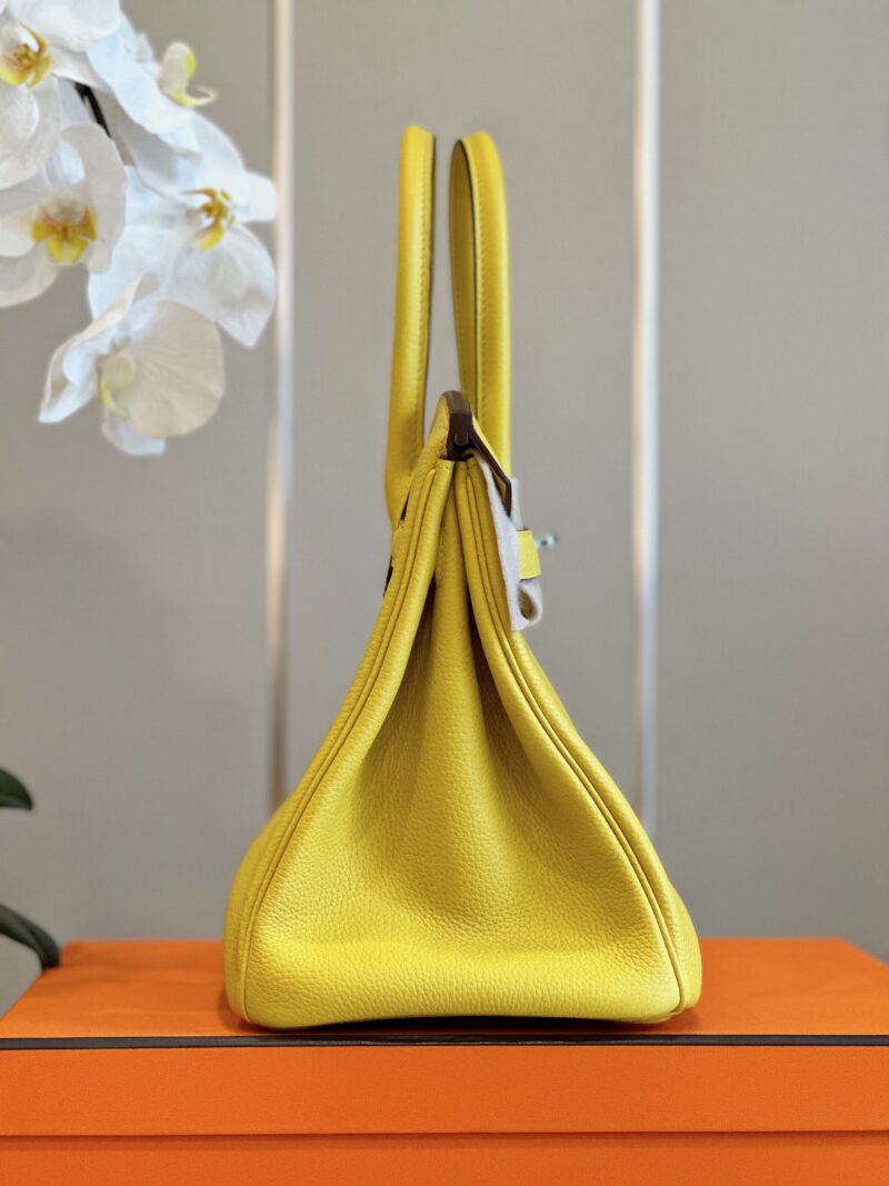 Hermes Birkin 30 Amber Yellow Palladium Hardware