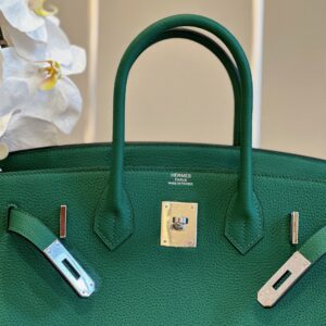 Hermes Birkin 30 Dark Green Palladium Hardware