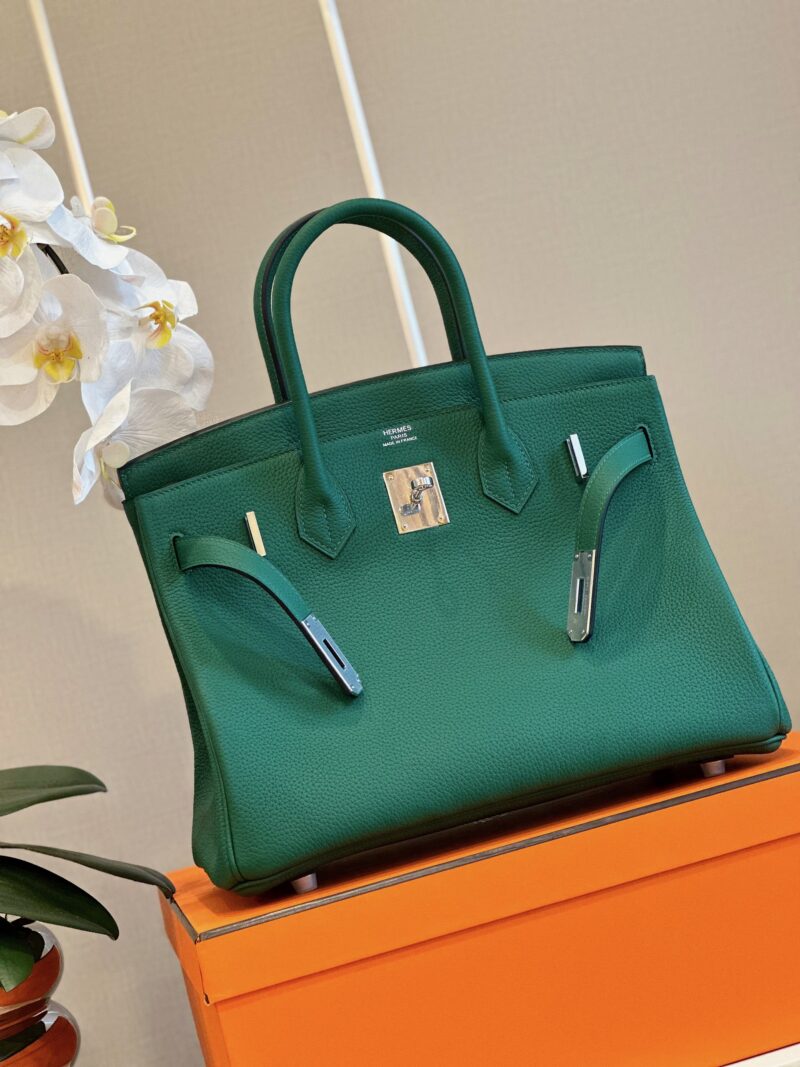 Hermes Birkin 30 Dark Green Palladium Hardware