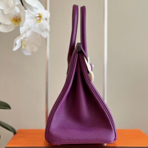 Hermes Birkin 30 Purple Palladium Hardware
