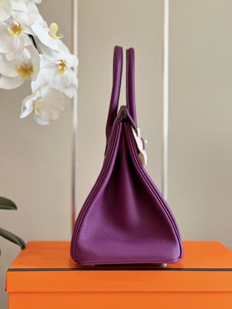 Hermes Birkin 30 Purple Palladium Hardware