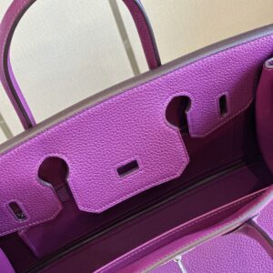 Hermes Birkin 30 Purple Palladium Hardware