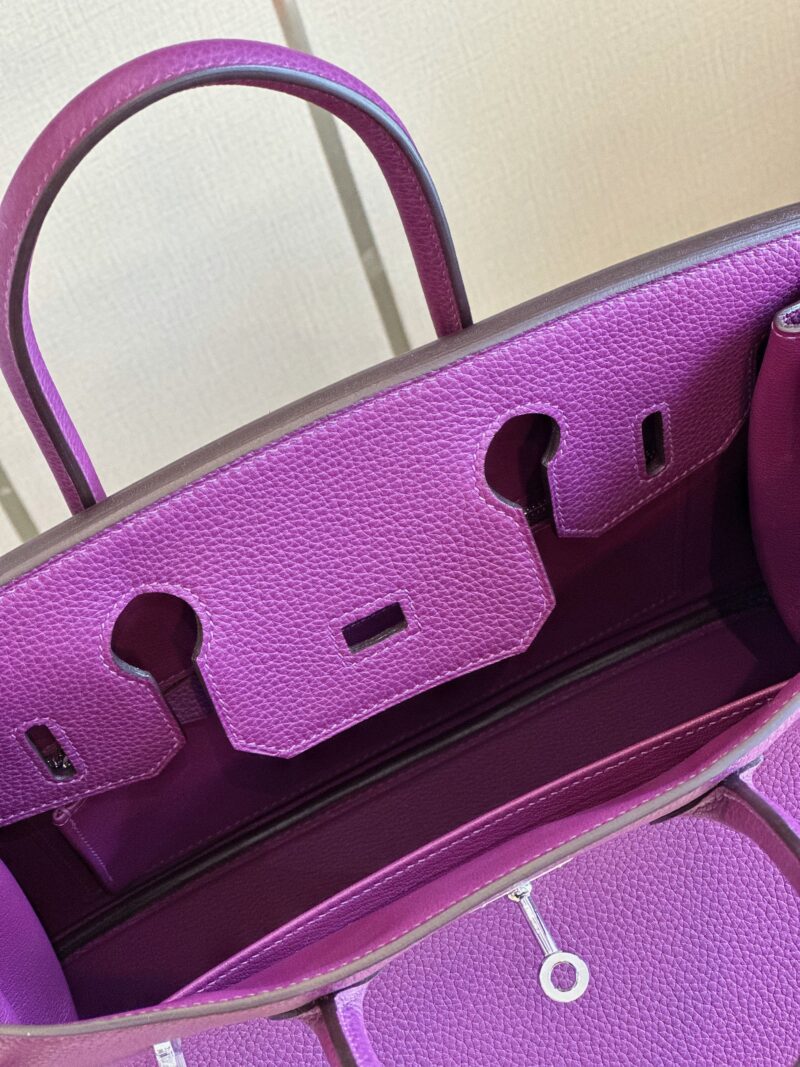Hermes Birkin 30 Purple Palladium Hardware