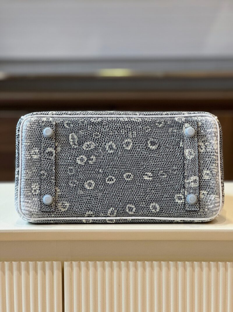 Hermes Brikin 25 Omber Genuine Lizard leather Gold Hardware