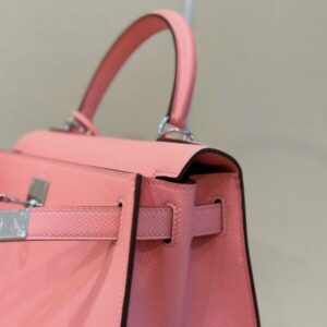 Hermes Kelly 28 Rose Pink Epsom Leather Palladium Hardware